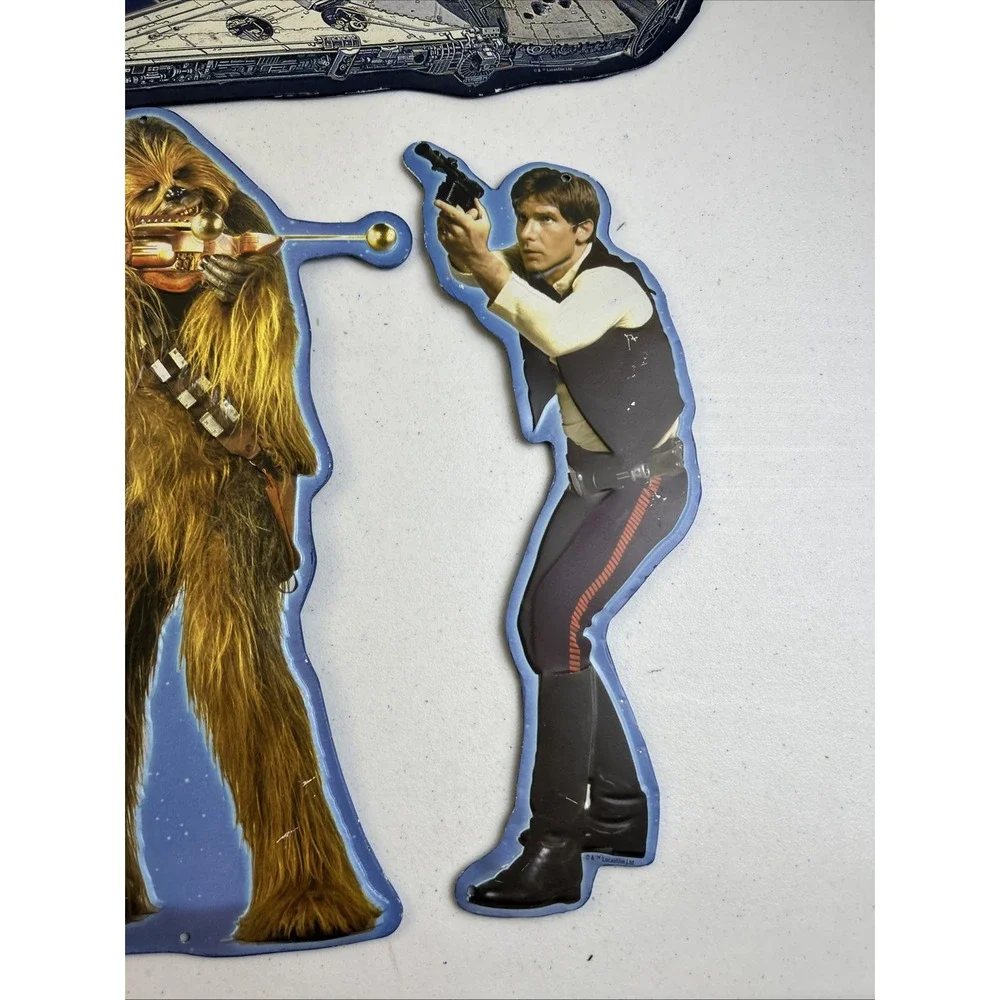 3 Metal Wall Plaques‎ Home Accents Wall Décor Star Wars